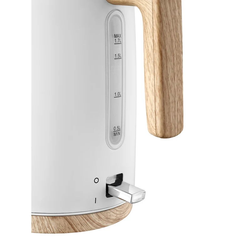 Concept Electric Kettle RK3315, 2200W, 1.7L, White – Sleek and Powerful Kettle for Fast Boiling and Modern Kitchens