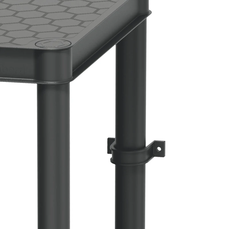 Stackaro Solid 75 Kistenberg shelving unit, max. total load 220 kg, 5 shelves, wall mounting, KSS75L5HD-S411