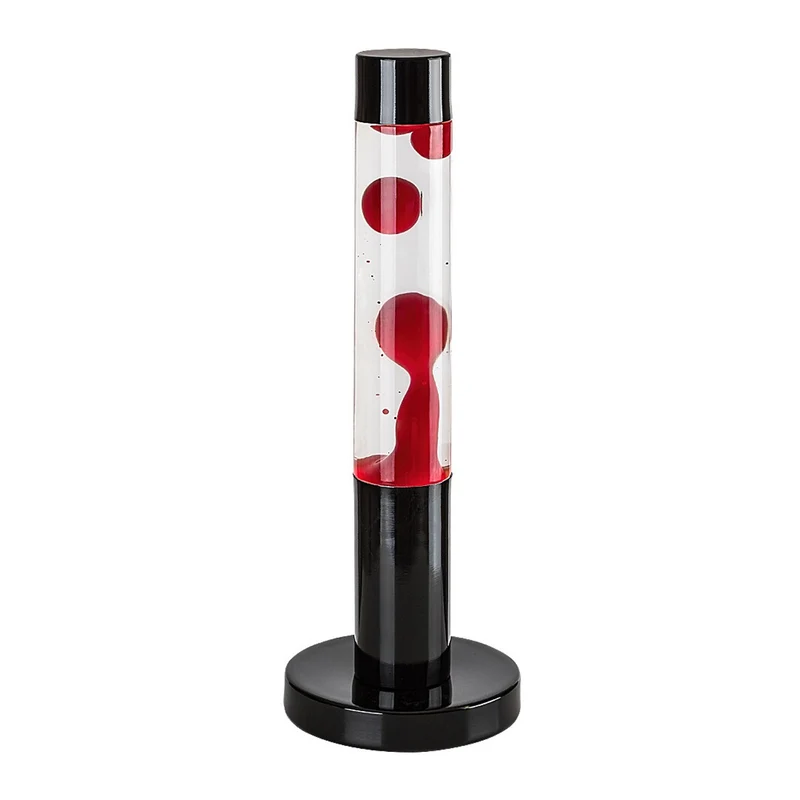 Rabalux LED lava lamp, 25W, 3000 K, red wax, Lavastic