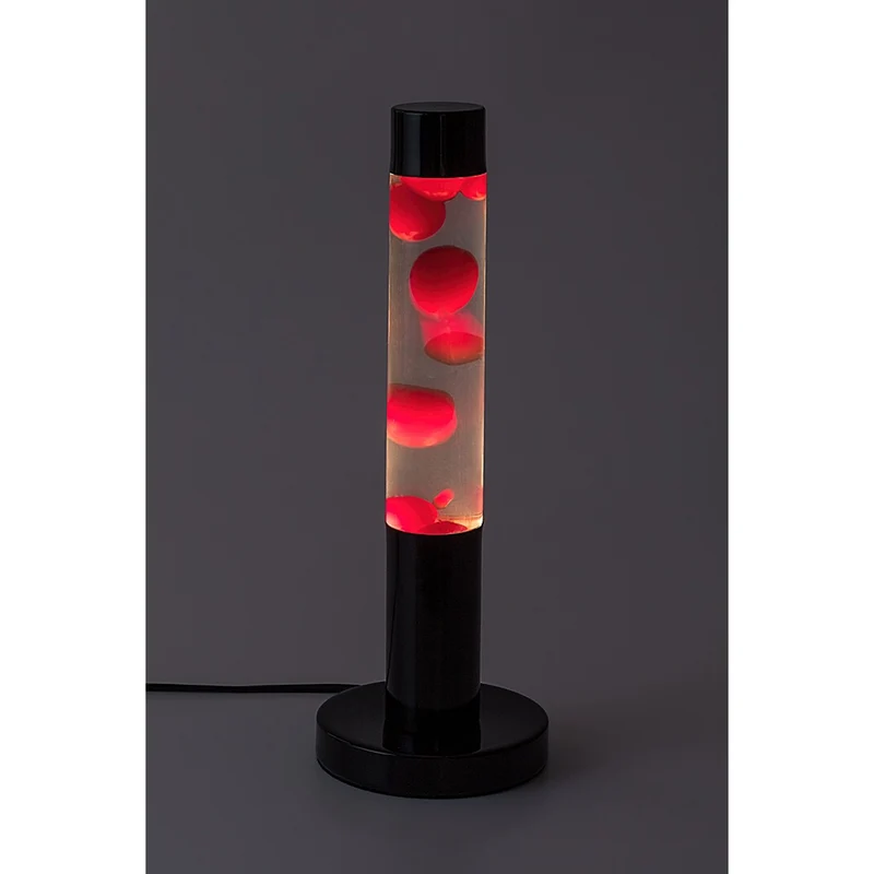 Rabalux LED lava lamp, 25W, 3000 K, red wax, Lavastic