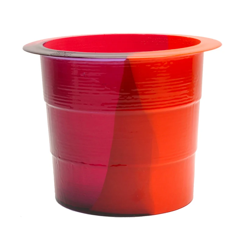 Resin Vase BABEL ICE BUCKET L Fuchsia by Gaetano Pesce for Fish Design
