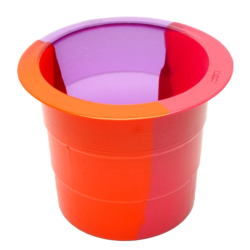 Resin Vase BABEL ICE BUCKET L Fuchsia by Gaetano Pesce for Fish Design