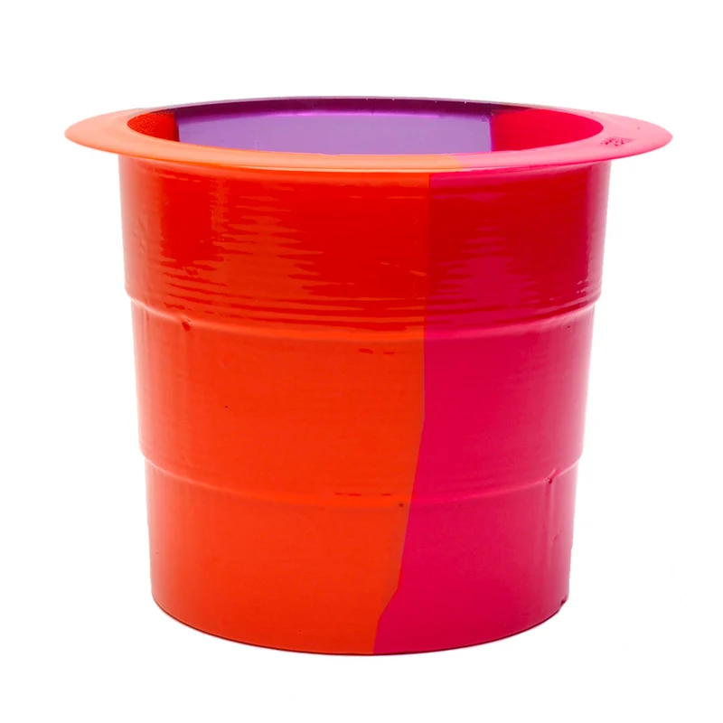 Resin Vase BABEL ICE BUCKET L Fuchsia by Gaetano Pesce for Fish Design