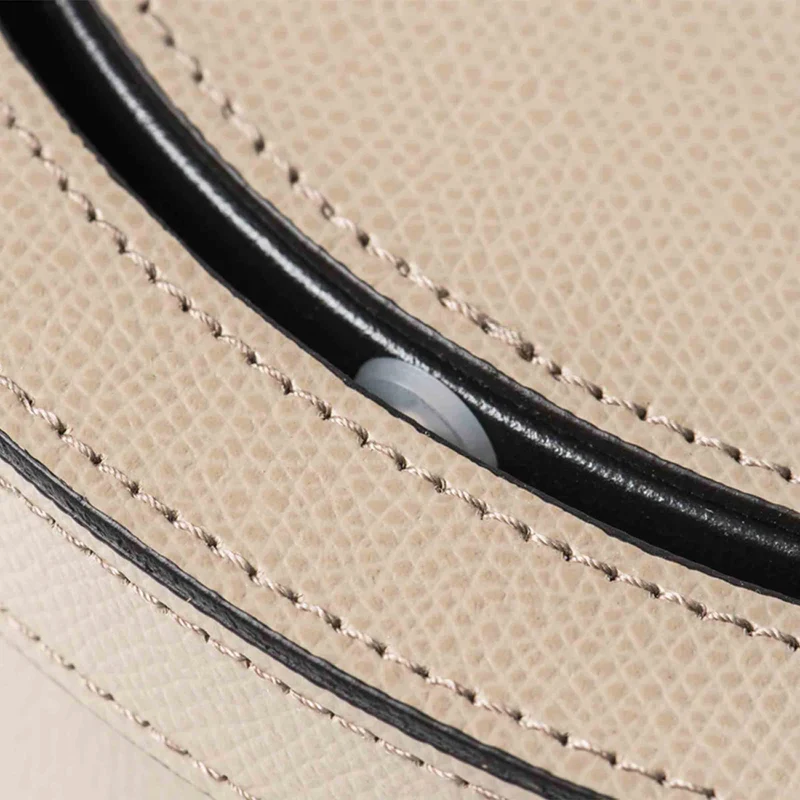 Leather Tilting Lid BIN by Pinetti