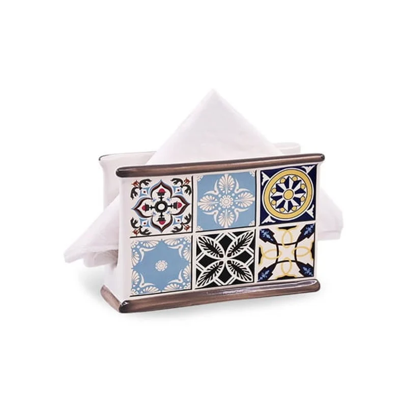Ceramic napkin holder Holiday in Porto Maestro, MR-20005-44