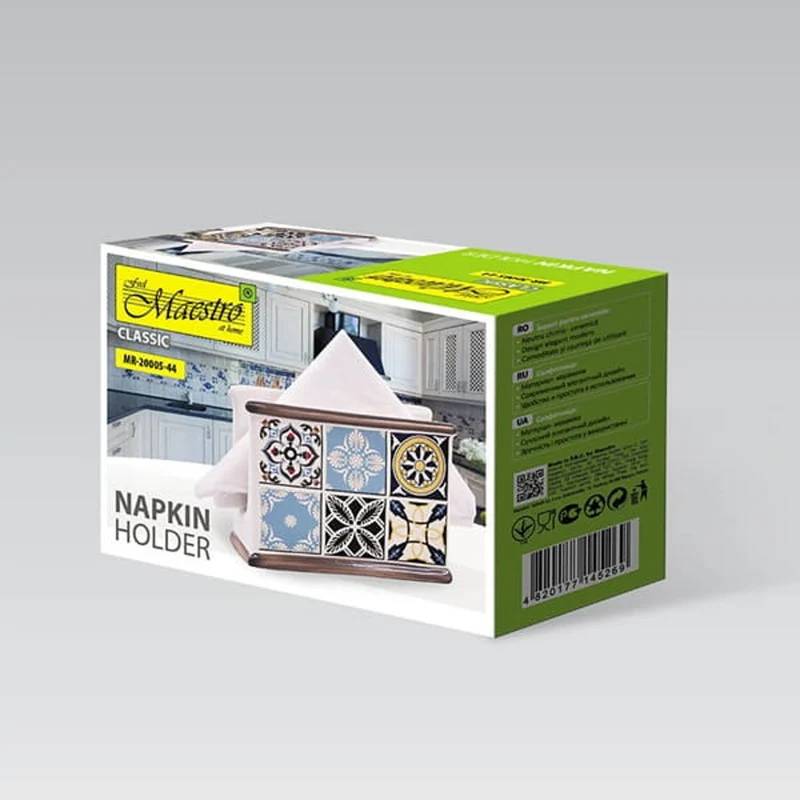 Ceramic napkin holder Holiday in Porto Maestro, MR-20005-44