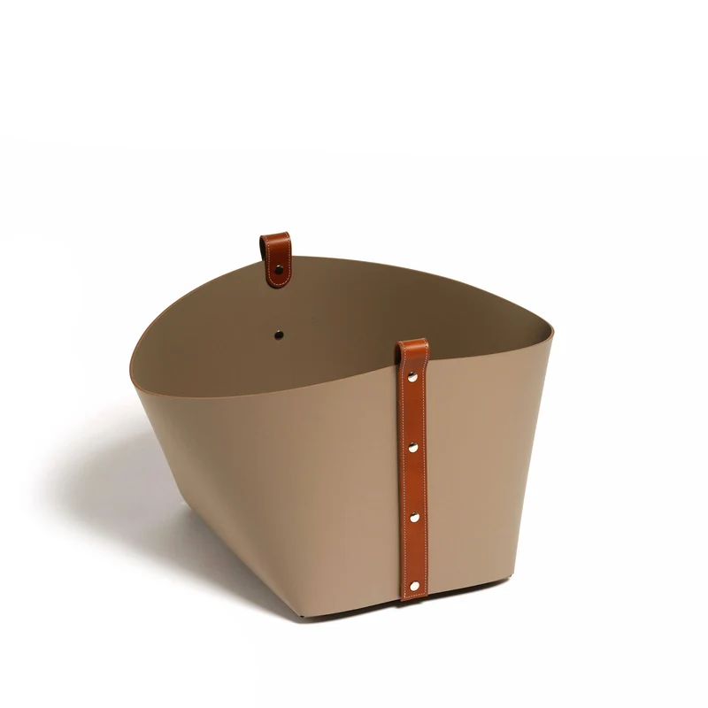 Leather Basket OVO by Pinetti