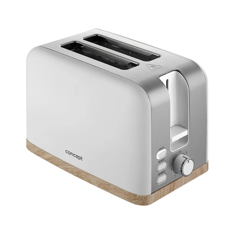 Concept electric toaster, 930W, 7 degrees of browning, white, TE2015 (EU plug)