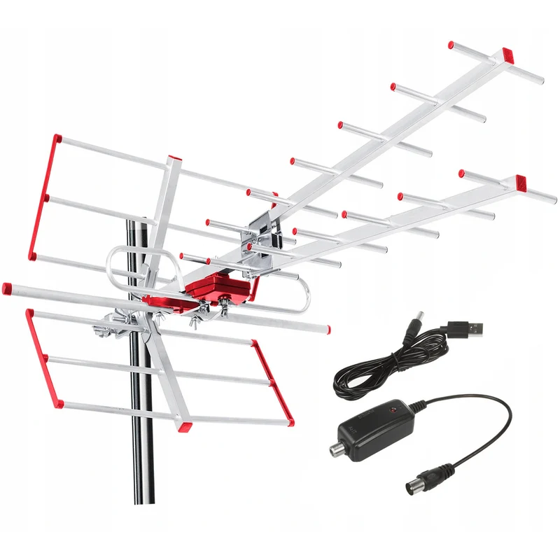 Directional TV antenna DVB-T MUX 8 + 5 V usb power supply