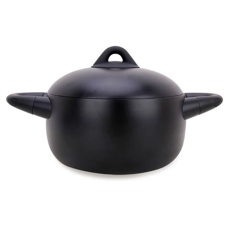 Cooking Pot with Lid, Robust Cast Aluminum, Ergonomic Design, Internal Non-stick Coating, Induction Bottom (diameter - ? 20 cm)