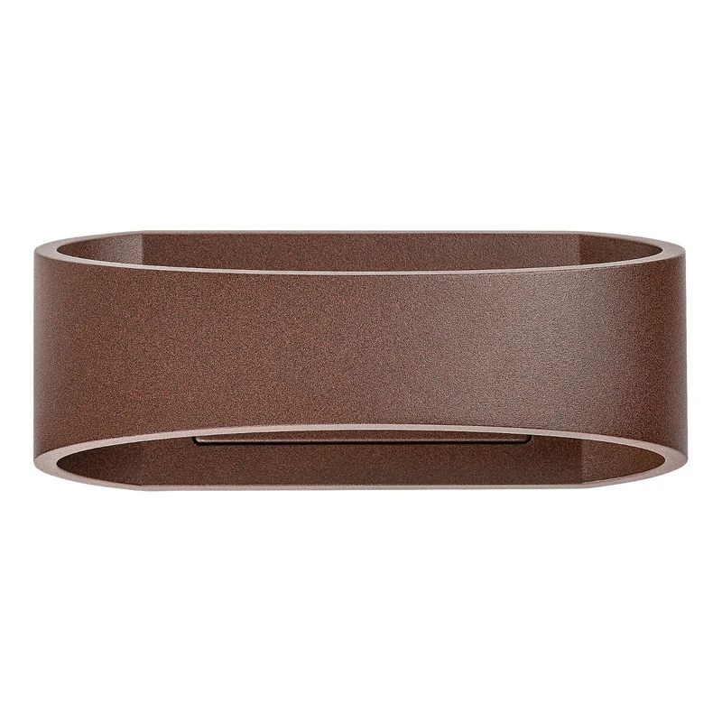 Rabalux Gerla Outdoor Wall Sconce, Brown, 9W LED, IP54, 3000 K, 77180