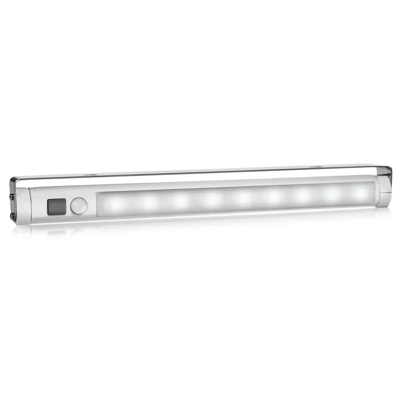 2x Maclean LED kitchen light, under-cabinet, 9 SMD, battery-powered, PIR sensor on/off, MCE166 + 6x R-06/AA/LR06 1.5V VARTA Longlife Power batteries