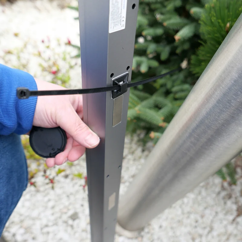 Viano repeller for rodents, martens, mice, rats, weasels, three strobe panels, four speakers, Long Strob