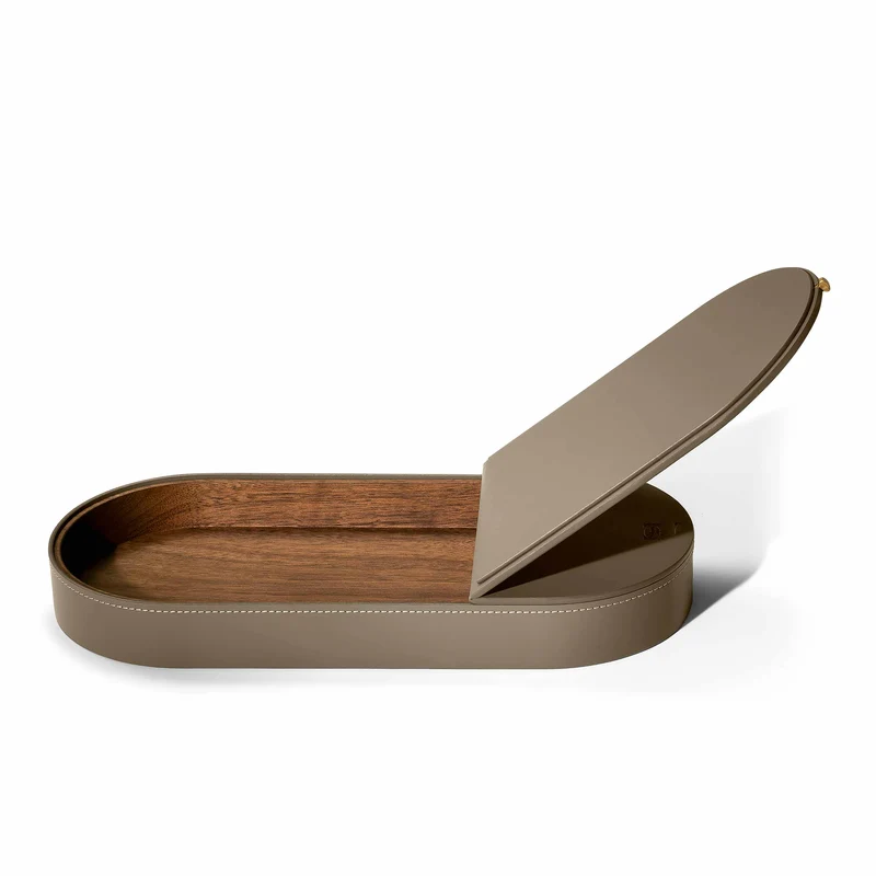 Leather Pencil Holder ZHUANG by Neri&Hu for Poltrona Frau