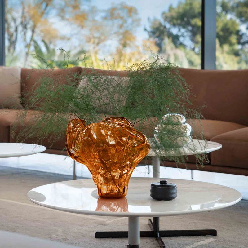 Glass Vase WATER ILLUSION by Assia Karaguiozova for Poltrona Frau