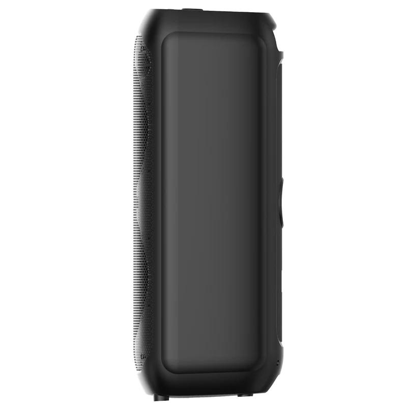 Large Bluetooth speaker, 120W RMS/1400W PMPO, two 8" speakers, equalizer, karaoke function, MP3/microSD cards, USB, AUX, BT 5.3+EDR, display, LED, built-in battery, remote control, MT3185