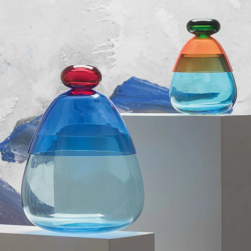 Murano Glass Vase KOUNT by Karim Rashid for Purho