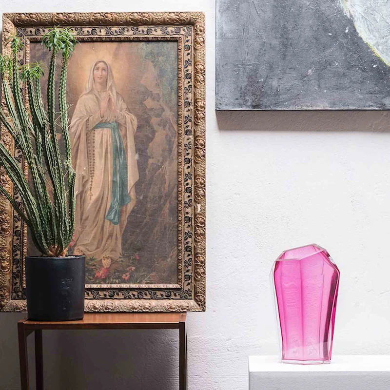 Murano Glass Vase KASTLE by Karim Rashid for Purho