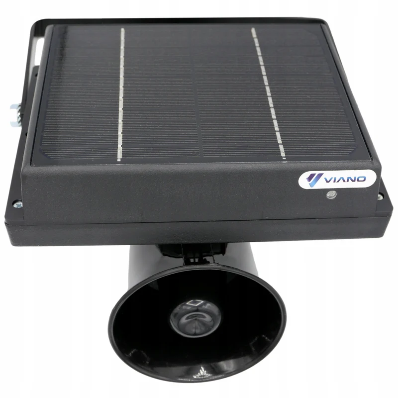 Viano solar bird repeller, repels crows, starlings, pigeons, blackbirds, sparrows, and other birds, IP54, OP1