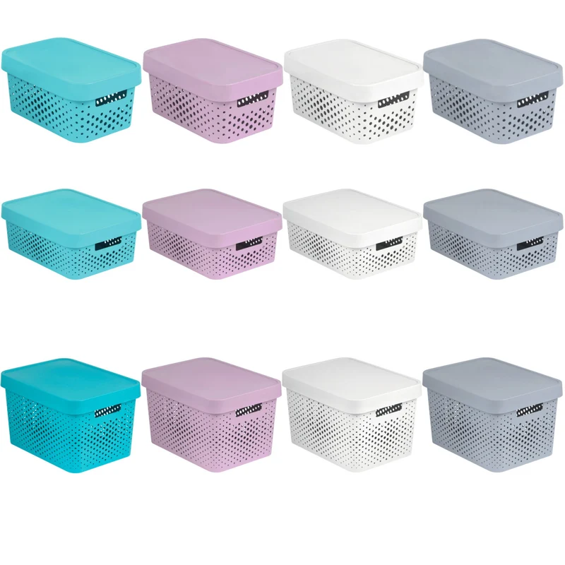 Curver 229153 Storage Box Container Lidded Lid Organizer 17L