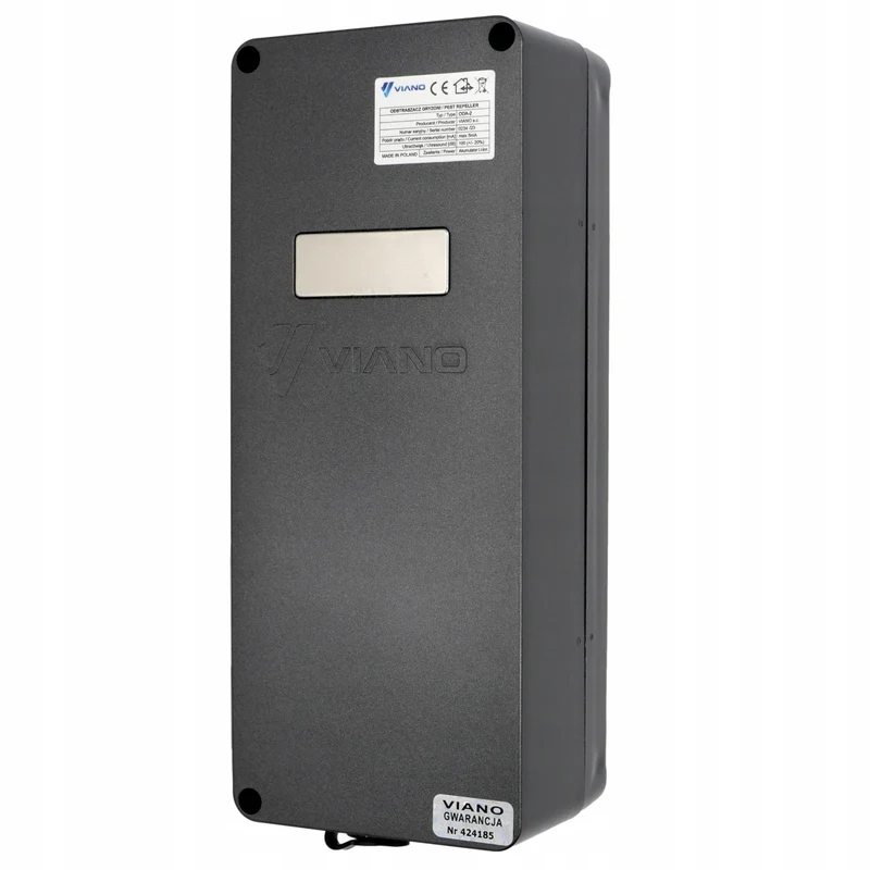 Viano rodent, martens, mice, and rat repeller, four ultrasonic emitters, 4Ah Li-ion battery, King