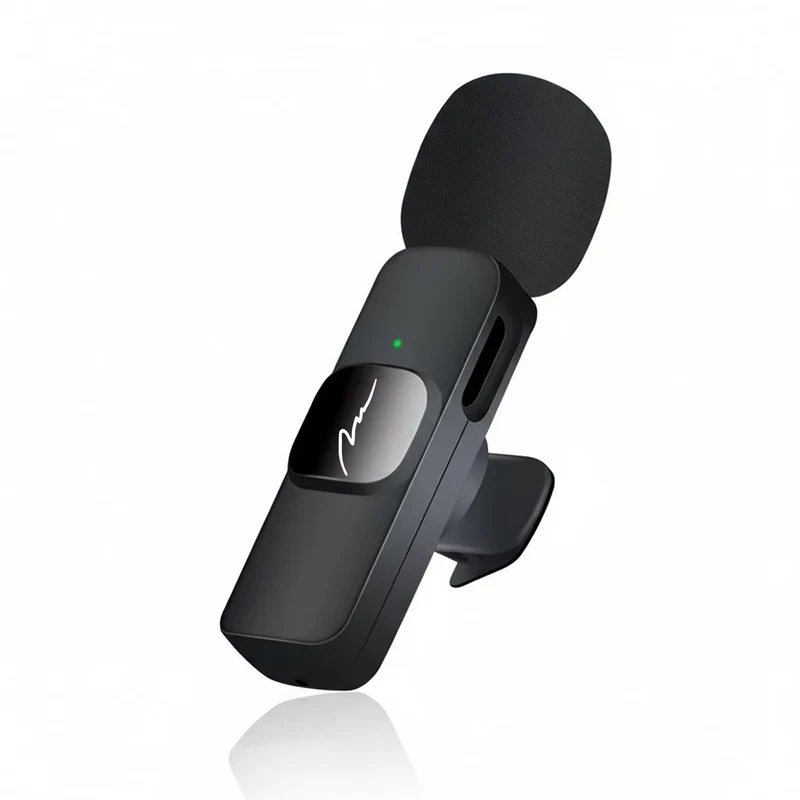 MICRO-MIC DUO - 2x wireless lapel microphone (set), clip-on, iOS & Android (OTG), mini, super-sensitive. USB-C & LIGHTNING, Mediatech