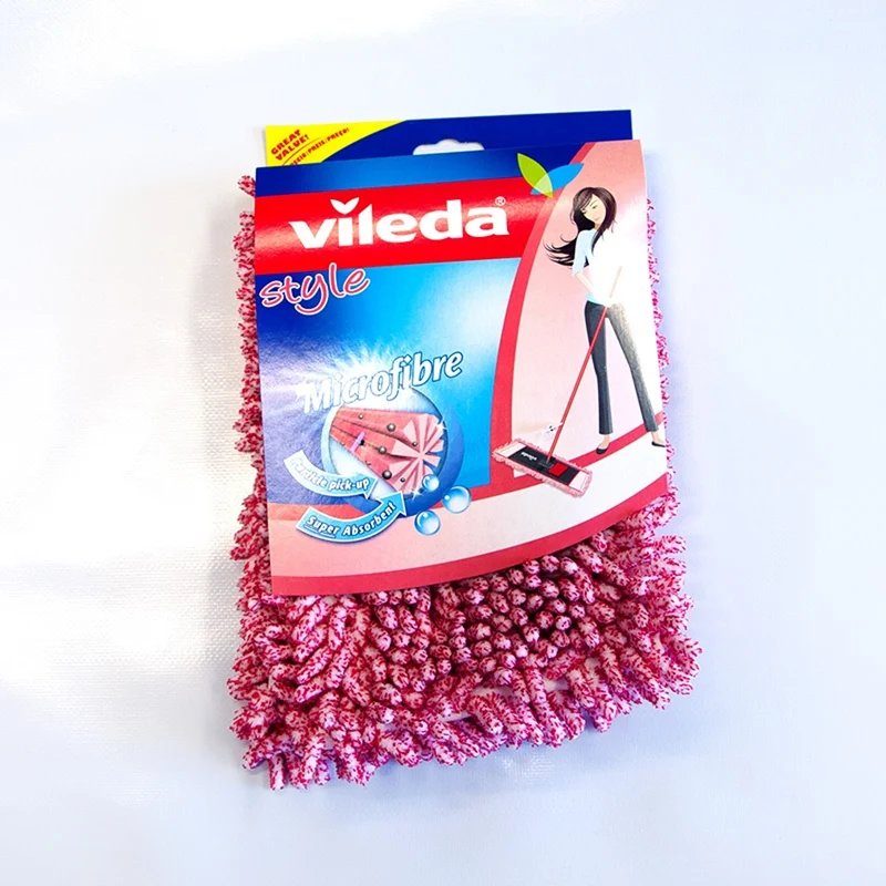 Vileda Pet Pro Chenille Refill Flat Mop Replacement Pad 1-Pack 3x More Pet Hair Removal