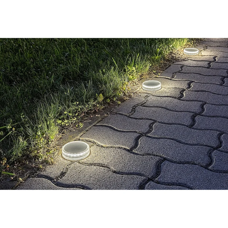 Trillo LED Solar Light, 0.3W, twilight sensor, clear, IP65, K 4000, 77175