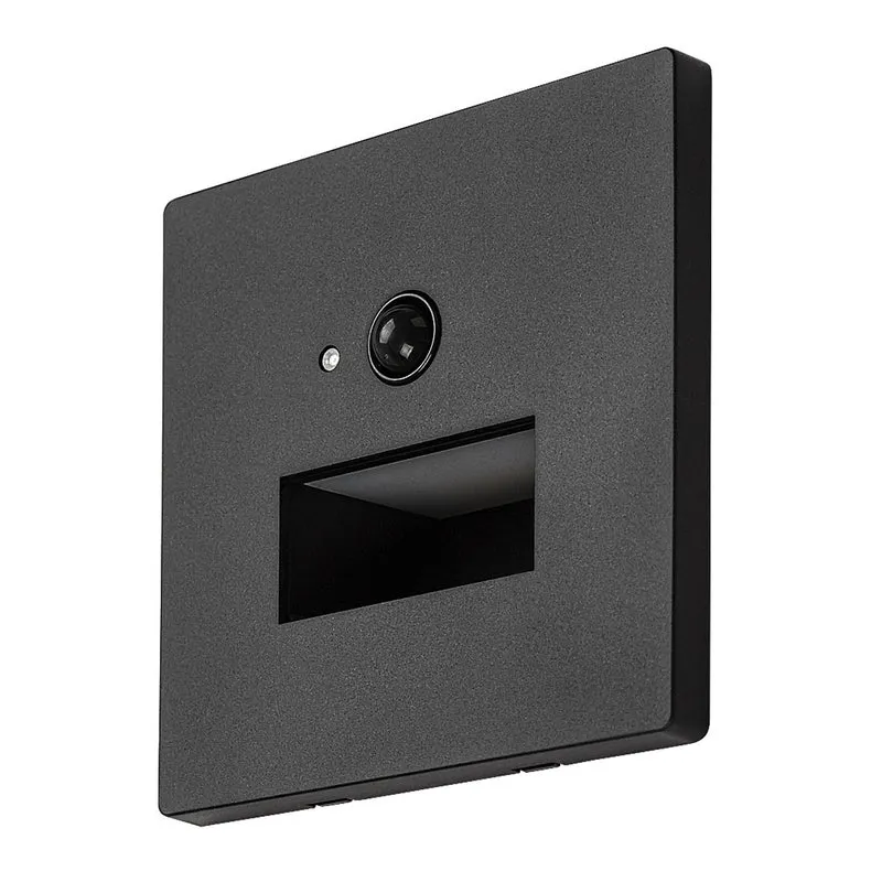 Lunca 1W LED Light, IP20, Black, 3000, 4500, 6500 K, Motion Sensor, Light Sensor, 77197, 2 pieces