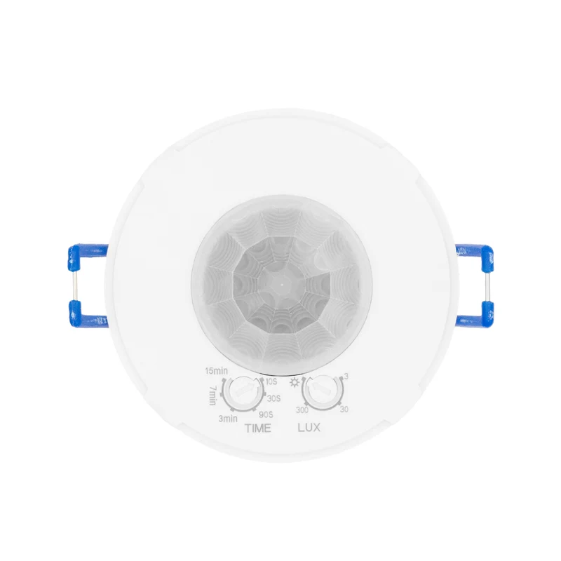 Maclean PIR Motion Sensor, Flush-Mount, 8 m Range, 600 W/1200 W, 220–240 V AC, 50/60 Hz, MCE821