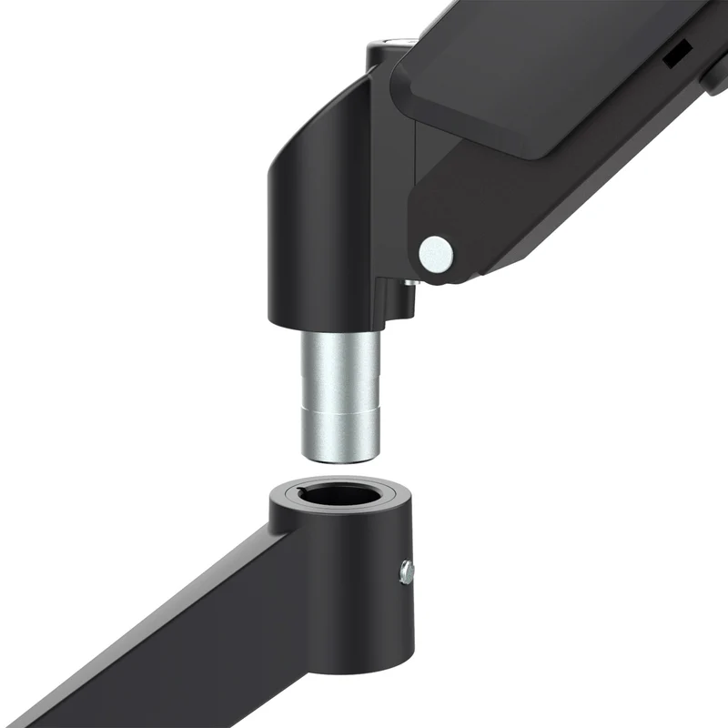 Maclean monitor mount, gas spring, 17"-32", 2-10kg, black, MC-133