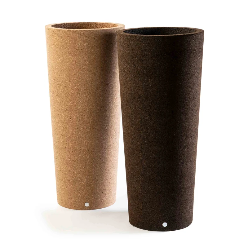 Cork Vase MONOLITO by Jari Franceschetto for Suber