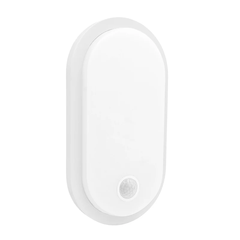 Maclean LED Light with Motion Sensor, PIR Sensor, White, 10W/15W/18W, IP65, Color Temperature Adjustable (3000K/4000K/6000K), MCE534 W