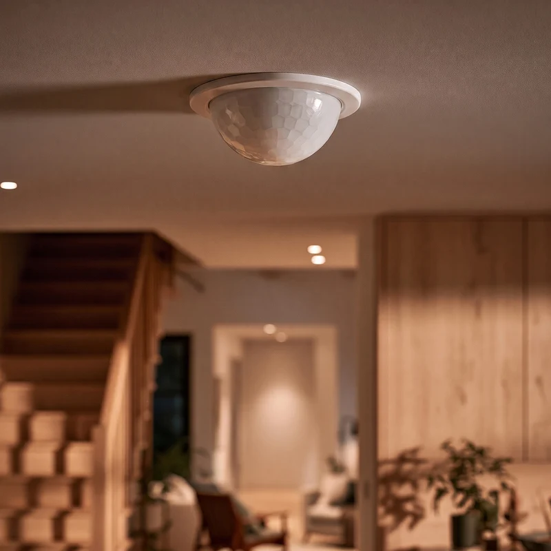 Maclean PIR Motion Sensor, flush-mounted, detection range 10x40m, 1000W/2000W, 220-240V AC, 50/60Hz, IP54, MCE822