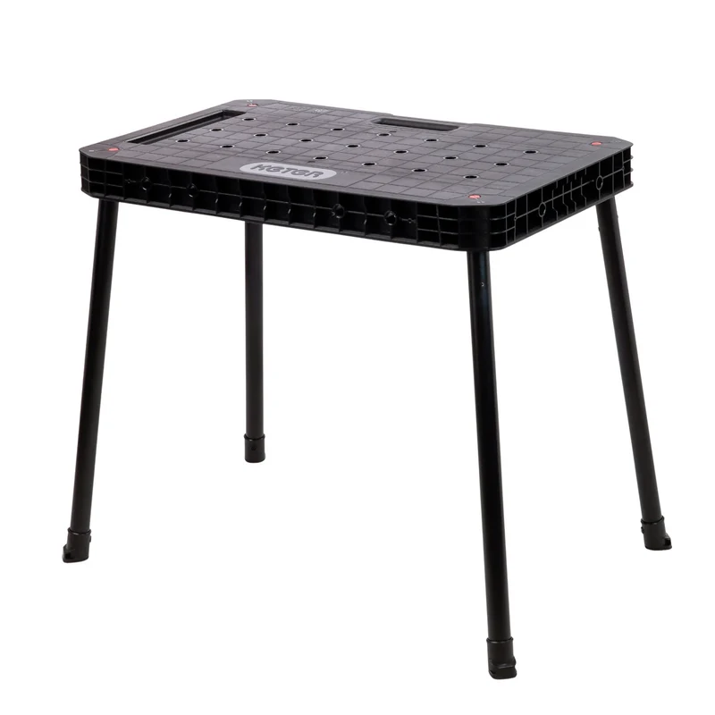 Keter Ultimate Workbench, foldable, load capacity up to 453 kg, assembly in 30 seconds, large work surface with 3/4-inch holes, portable, 262936
