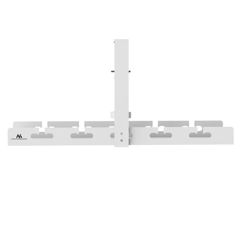 Maclean under-desk cable organizer, max. load 5kg, white, MC-105 W