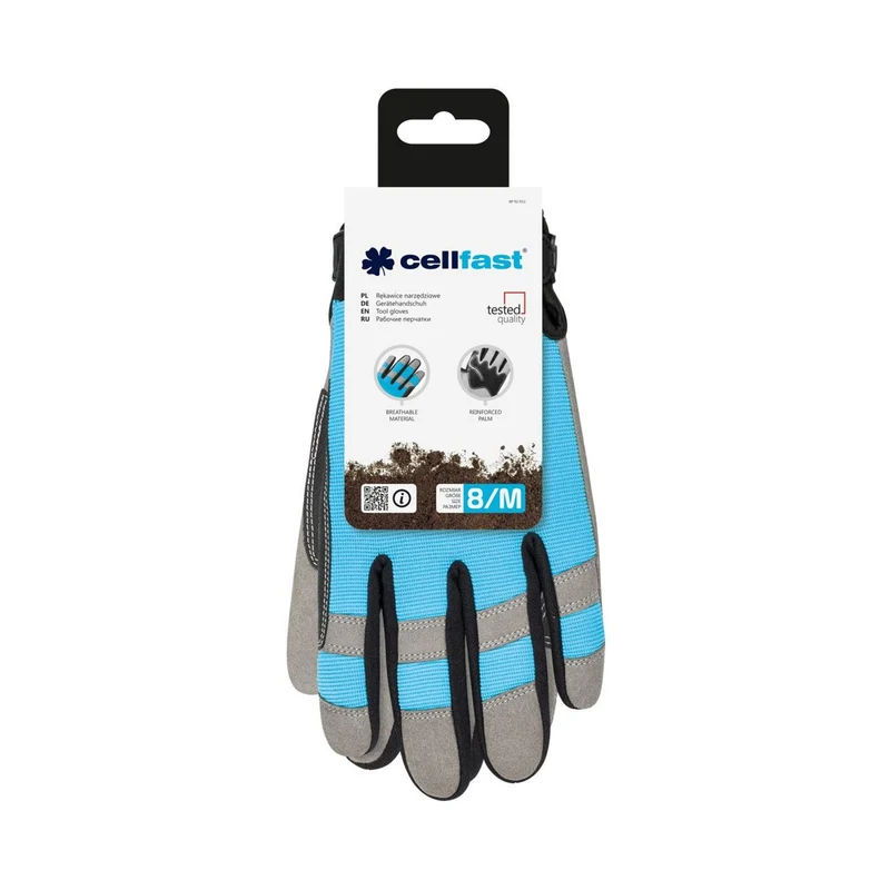CELLFAST 92-012 Garden Gloves Durable Size 8 / M Polyester