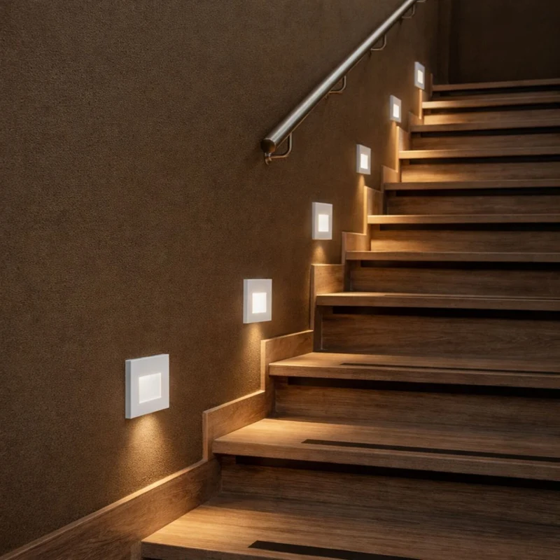 Lunca LED Lamp, 1W, IP20, white, adjustable color temperature: 3000, 4500, 6500 K, 77196, 4 pieces