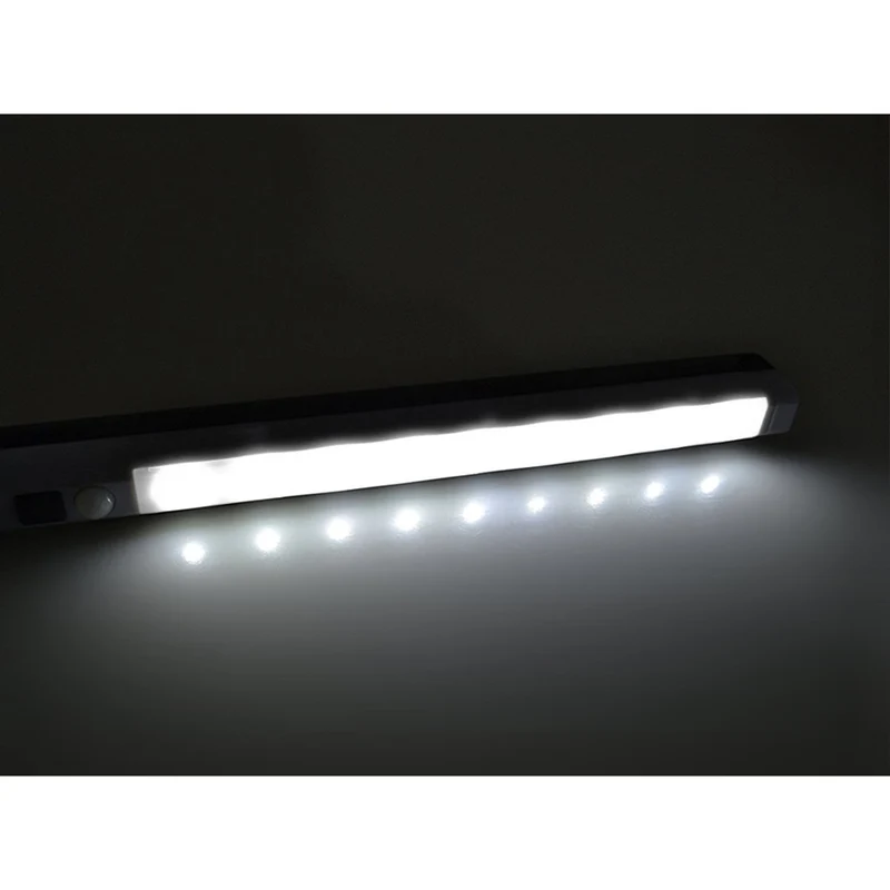 Maclean LED kitchen lamp, under-cabinet 9 SMD, battery operated, PIR sensor on/off, MCE166 + 3x Varta Industrial LR6/AA R-06 batteries