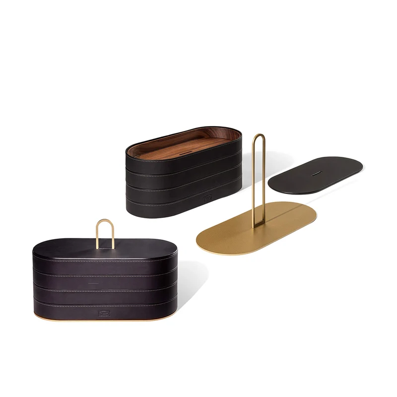 Leather Container ZHUANG by Neri&Hu for Poltrona Frau
