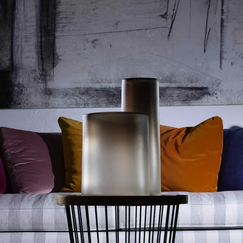 Murano Glass Vase CILINDRO by Federico Peri for Purho