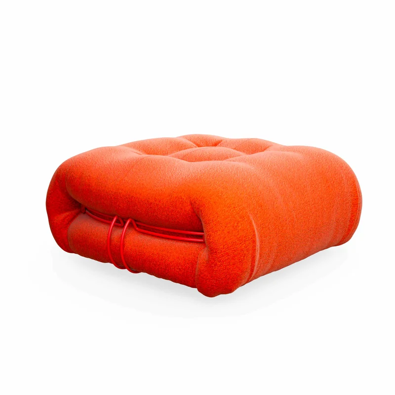 Pouf SORIANA, designed by Afra & Tobia Scarpa for Cassina