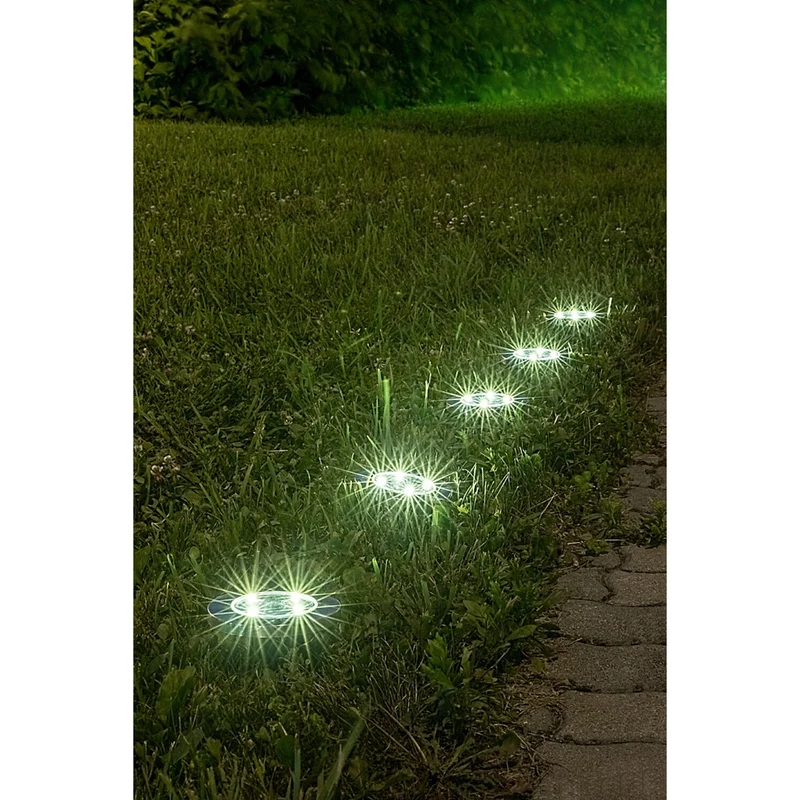 Rabalux Dannet Solar Garden Light, IP44, Satin Chrome, 7975