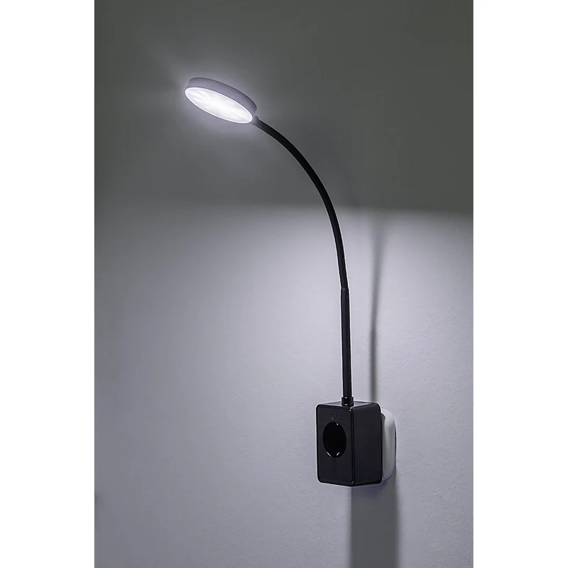 Rabalux Tivro Wall Sconce, 4W LED, Black, IP20, 3 Color Temperature Options: 3000, 4000, 6000, 71283