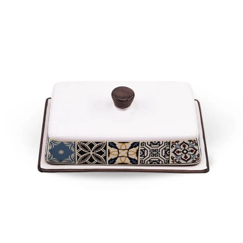 Ceramic butter dish Holiday in Porto Maestro, MR-20005-45