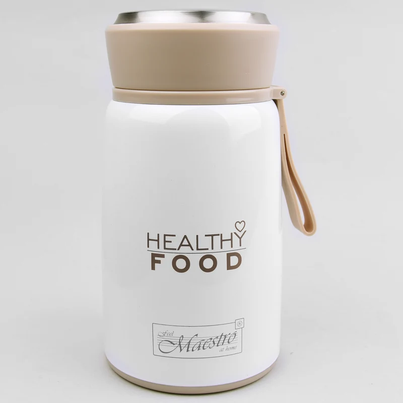 MAESTRO MR-1646 Portable Thermos Hot Food Flask Lunch Box Keep Warm Soup Travel 800ml