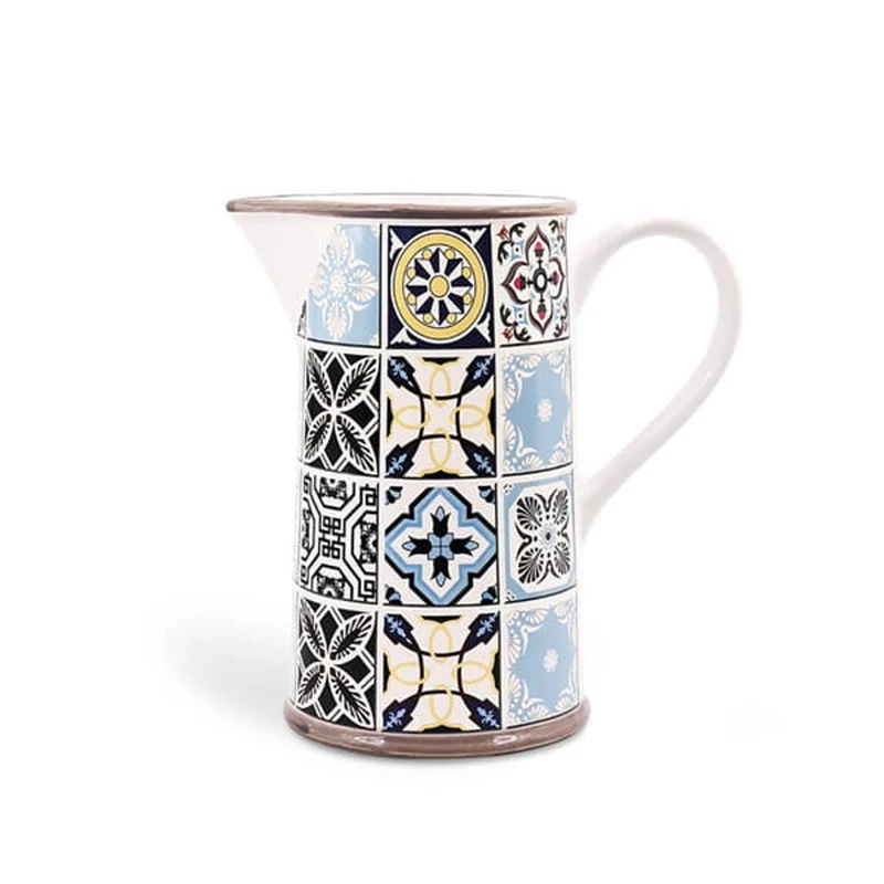 Ceramic Holiday in Porto jug by Maestro, capacity 1000ml, MR-20005-55