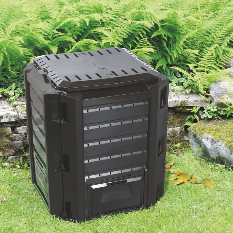 Prosperplast composter, frostproof, 380l, black, Compogreen