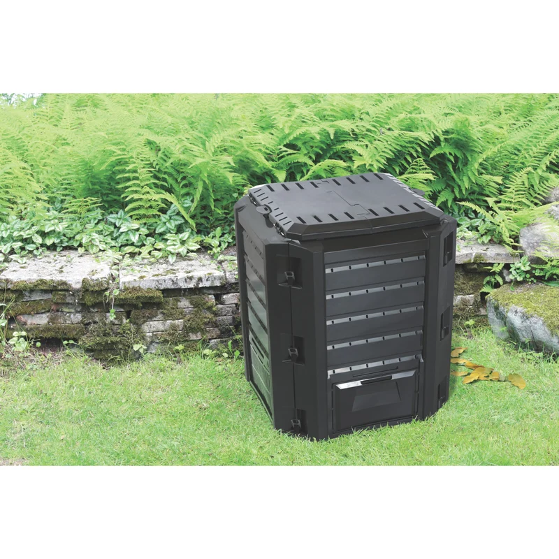 Prosperplast composter, frostproof, 380l, black, Compogreen