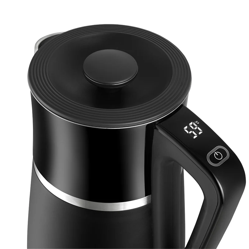 Concept Electric Kettle Temperature Control LCD Display 1.7L Modern Keep Warm Function